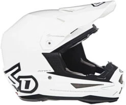 6D ATR-1 Helmet Solids -Motorcycle Helmet Store 6d atr 1 helmet solid gloss white silver right 54711.1623814976
