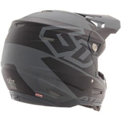 6D ATR-2 Core Helmet -Motorcycle Helmet Store 6d atr 2 core helmet black grey back right 85412.1592400206