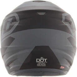 6D ATR-2 Core Helmet -Motorcycle Helmet Store 6d atr 2 core helmet black grey back 38233.1592400212