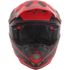 6D ATR-2 Core Helmet -Motorcycle Helmet Store 6d atr 2 core helmet red black front 17172.1592400267