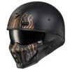 Scorpion Covert X Tribe Helmet -Motorcycle Helmet Store ScorpionExo Covert X Tribe MatteCopper34SideLeft 28271.1702035775