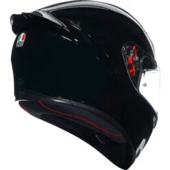 AGV K1 S Helmet -Motorcycle Helmet Store agv k1 s helmet solid gloss black back right 43773.1688378453