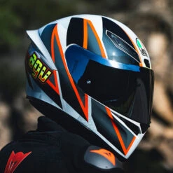 AGV K1 S Track 46 Helmet -Motorcycle Helmet Store agv k1 s helmet worn 13441.1688381239