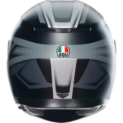 AGV K3 Compound Helmet -Motorcycle Helmet Store agv k3 compound helmet black gray back 98115.1687836348