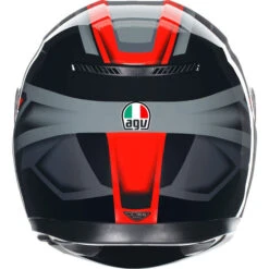 AGV K3 Compound Helmet -Motorcycle Helmet Store agv k3 compound helmet black red back 86208.1687836367