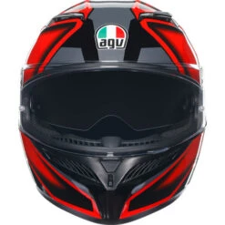 AGV K3 Compound Helmet -Motorcycle Helmet Store agv k3 compound helmet black red front 43851.1687836360
