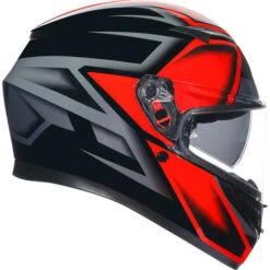AGV K3 Compound Helmet -Motorcycle Helmet Store agv k3 compound helmet black red right 97315.1687836357