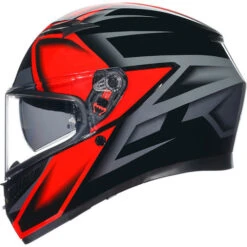 AGV K3 Compound Helmet -Motorcycle Helmet Store agv k3 compound helmet black red 83555.1687836354