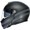 AGV Sportmodular Dark Refractive Helmet -Motorcycle Helmet Store agv sportmodular dark refractive helmet carbon black left 13317.1679836951
