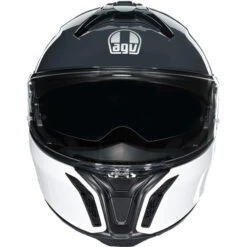 AGV Tourmodular Balance Helmet -Motorcycle Helmet Store agv tourmodular balance helmet white gray red front 47549.1679838427