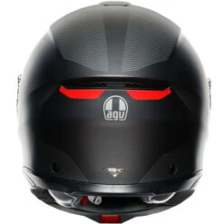 AGV Tourmodular Frequency Helmet -Motorcycle Helmet Store agv tourmodular frequency helmet gunmetal red back 78466.1679720344
