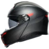 AGV Tourmodular Frequency Helmet -Motorcycle Helmet Store agv tourmodular frequency helmet gunmetal red left 52180.1679960096