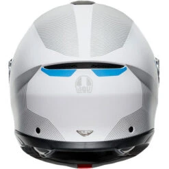 AGV Tourmodular Frequency Helmet -Motorcycle Helmet Store agv tourmodular frequency helmet light gray blue back 04652.1679720173