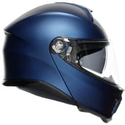 AGV Tourmodular Helmet -Motorcycle Helmet Store agv tourmodular galassia helmet matte blue right 71809.1679962720
