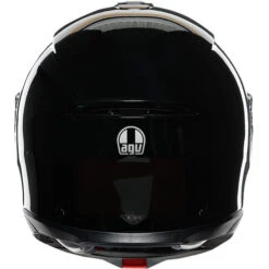 AGV Tourmodular Helmet -Motorcycle Helmet Store agv tourmodular helmet solid gloss black back 09935.1679722886