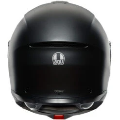 AGV Tourmodular Helmet -Motorcycle Helmet Store agv tourmodular helmet solid matte black back 16776.1679722947