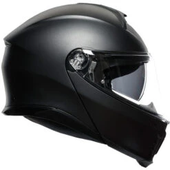 AGV Tourmodular Helmet -Motorcycle Helmet Store agv tourmodular helmet solid matte black right 28542.1679722899