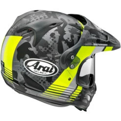 Arai XD-4 Cover Helmet -Motorcycle Helmet Store arai xd4 helmet cover fluorescent yellow frost back 28378.1680926901