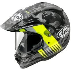 Arai XD-4 Cover Helmet -Motorcycle Helmet Store arai xd4 helmet cover fluorescent yellow frost 79040.1680926879