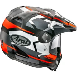 Arai XD-4 Depart Helmet -Motorcycle Helmet Store arai xd4 helmet depart black silver frost back 81992.1680929548