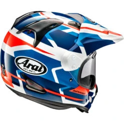 Arai XD-4 Depart Helmet -Motorcycle Helmet Store arai xd4 helmet depart white blue back 69104.1680929563
