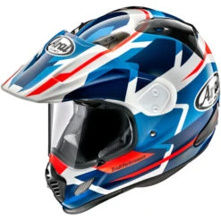 Arai XD-4 Depart Helmet -Motorcycle Helmet Store arai xd4 helmet depart white blue 52388.1680929556