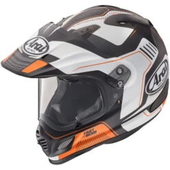 Arai XD-4 Vision Helmet -Motorcycle Helmet Store arai xd4 helmet vision orange frost 78154.1680924674