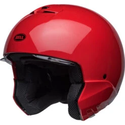 Bell Broozer Duplet Helmet -Motorcycle Helmet Store bell broozer duplet helmet gloss red no chinbar front left 18897.1685260871