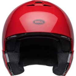 Bell Broozer Duplet Helmet -Motorcycle Helmet Store bell broozer duplet helmet gloss red no chinbar front 40999.1685260877