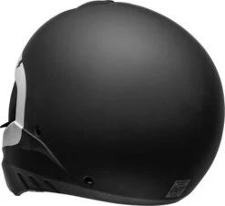 Bell Broozer Cranium Helmet -Motorcycle Helmet Store bell broozer helmet cranium matte black white back left 85763.1578731493