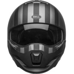 Bell Broozer Free Ride Helmet -Motorcycle Helmet Store bell broozer helmet free ride matte gray black front clear shield 21460.1578731847