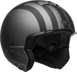 Bell Broozer Free Ride Helmet -Motorcycle Helmet Store bell broozer helmet free ride matte gray black no chinbar front right 88706.1578731858