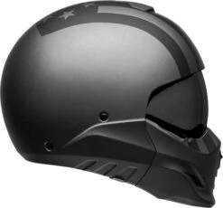 Bell Broozer Free Ride Helmet -Motorcycle Helmet Store bell broozer helmet free ride matte gray black right 19925.1578731874
