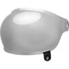 Bell Bullitt Bubble Shield - Brown And Black Tab -Motorcycle Helmet Store bell bullitt bubble shield clear black tab 15757.1698373852