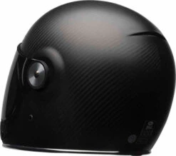 Bell Bullitt Carbon Matte Helmet -Motorcycle Helmet Store bell bullitt carbon helmet matte carbon back left 79018.1578569530