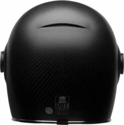 Bell Bullitt Carbon Matte Helmet -Motorcycle Helmet Store bell bullitt carbon helmet matte carbon back 10889.1578569530