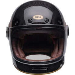 Bell Bullitt Carbon TT Helmet -Motorcycle Helmet Store bell bullitt carbon tt helmet gloss black gold front 36933.1671246001