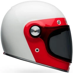 Bell Bullitt Vader Helmet -Motorcycle Helmet Store bell bullitt vader helmet gloss white red right 43521.1696992663
