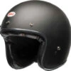 Bell Custom 500 Carbon Matte Black Helmet -Motorcycle Helmet Store bell custom 500 carbon helmet matte black carbon front left 85690.1579696904