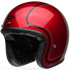 Bell Custom 500 Chief Helmet -Motorcycle Helmet Store bell custom 500 chief helmet gloss candy red front left 63217.1696770403