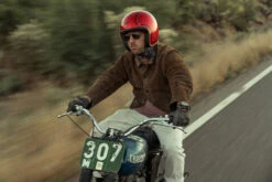 Bell Custom 500 Chief Helmet -Motorcycle Helmet Store bell custom 500 chief helmet gloss candy red in action 16990.1696770581