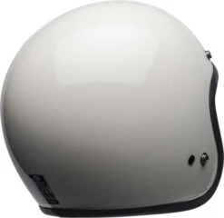 Bell Custom 500 Helmet Vintage White -Motorcycle Helmet Store bell custom 500 helmet gloss vintage white back right 11398.1547347787