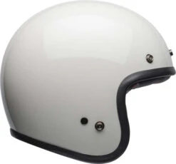 Bell Custom 500 Helmet Vintage White -Motorcycle Helmet Store bell custom 500 helmet gloss vintage white right 24988.1547347778
