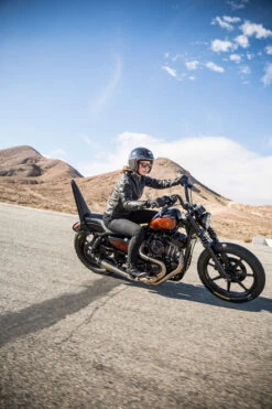 Bell Custom 500 Six Day McQueen Helmet -Motorcycle Helmet Store bell custom 500 helmet on rider 66501.1671248318