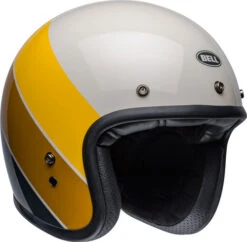 Bell Custom 500 Riff Helmet -Motorcycle Helmet Store bell custom 500 riff helmet gloss sand yellow front right 80829.1696755278