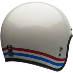 Bell Custom 500 Stripes Helmet -Motorcycle Helmet Store bell custom 500 stripes helmet pearl back right 06490.1696771517