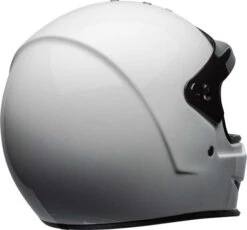 Bell Eliminator Helmet Solid -Motorcycle Helmet Store bell eliminator helmet gloss white back right 85522.1547292498