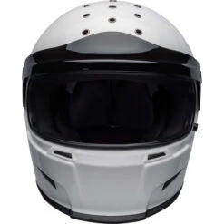 Bell Eliminator Helmet Solid -Motorcycle Helmet Store bell eliminator helmet gloss white front 74007.1547292486