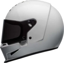 Bell Eliminator Helmet Solid -Motorcycle Helmet Store bell eliminator helmet gloss white left 25355.1547292488