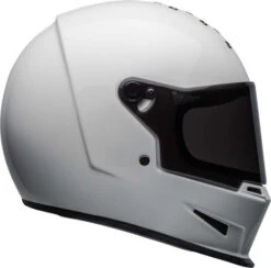 Bell Eliminator Helmet Solid -Motorcycle Helmet Store bell eliminator helmet gloss white right 10011.1547292491